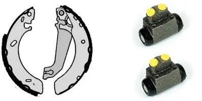 Brake Shoe Set (H 24 055)