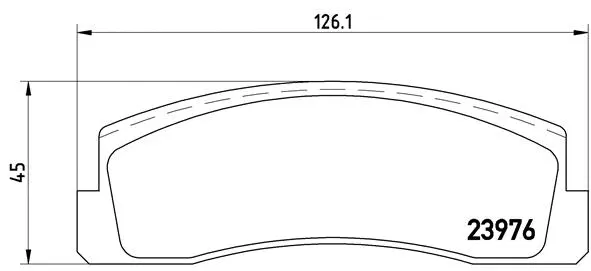 Brake Pad Set, disc brake (P 41 005)