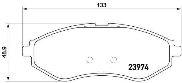 Brake Pad Set, disc brake (P 24 048)