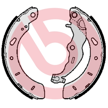 Brake Shoe Set (S 24 551)
