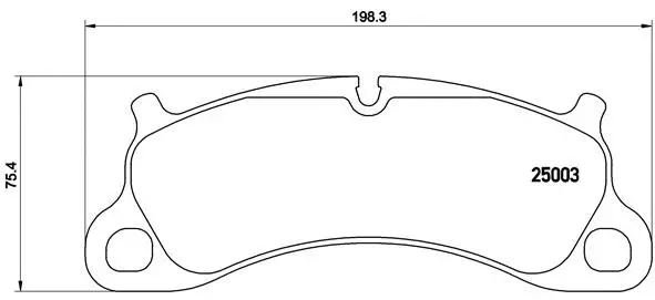 Brake Pad Set, disc brake (P 65 025)