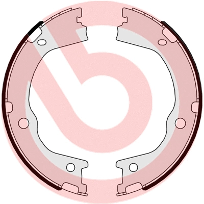 Brake Shoe Set, parking brake (S 30 526)