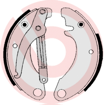 Brake Shoe Set (S 61 501)