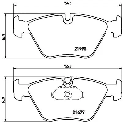 Brake Pad Set, disc brake (P 06 065)