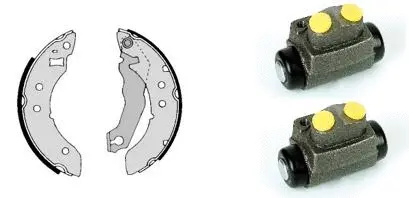 Brake Shoe Set (H 24 016)