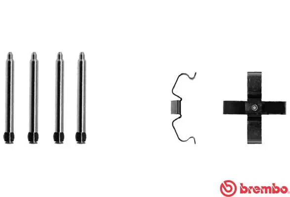 Accessory Kit, disc brake pad (A 02 258)