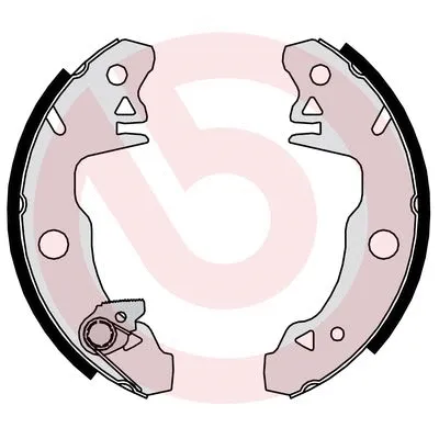 Brake Shoe Set (S 68 509)