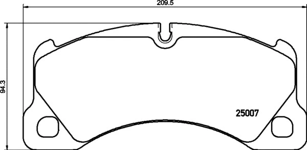 Brake Pad Set, disc brake (P 65 053)