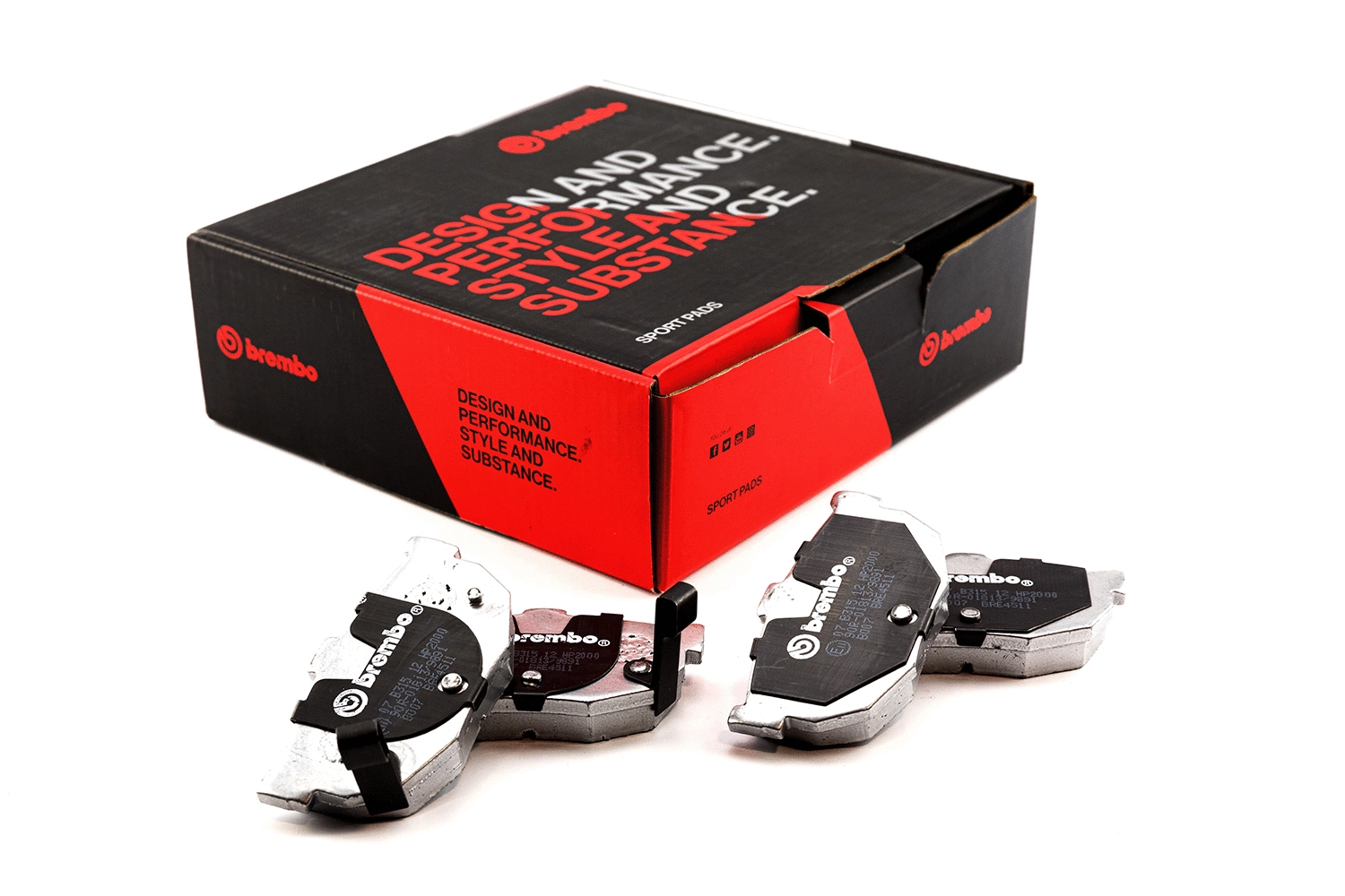 High Performance Brake Pad Set (07.B315.12)