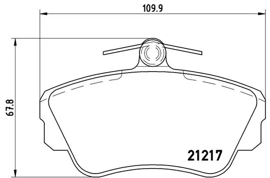 Brake Pad Set, disc brake (P 86 010)