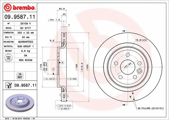 Brake Disc (09.9587.11)