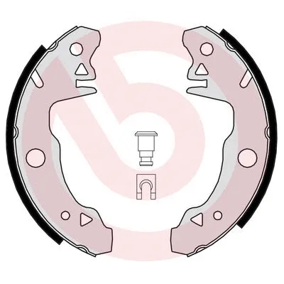 Brake Shoe Set (S 61 531)