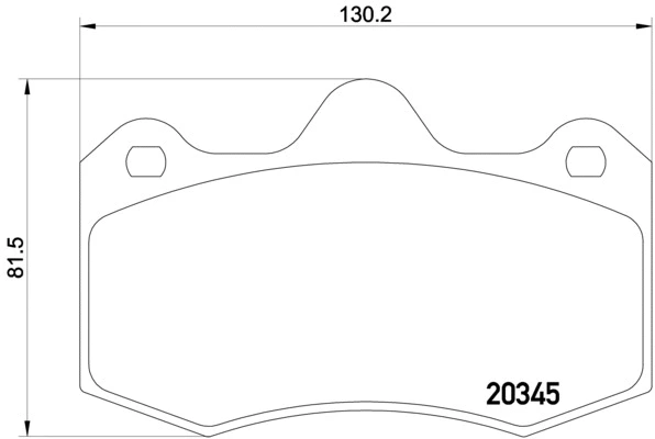 Brake Pad Set, disc brake (P 47 001)