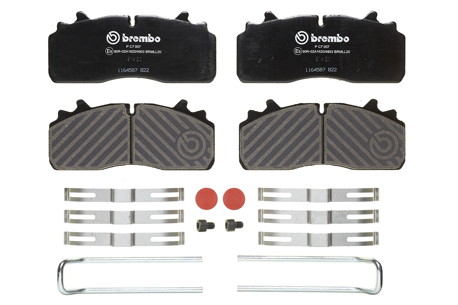 Brake Pad Set, disc brake (P C7 007)