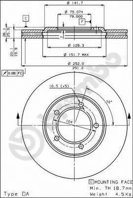 Brake Disc (09.3021.10)