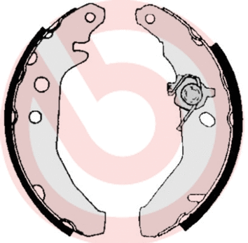 Brake Shoe Set (S 24 516)