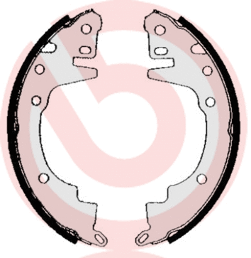 Brake Shoe Set (S 54 504)