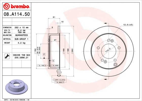 Brake Disc (08.A114.50)