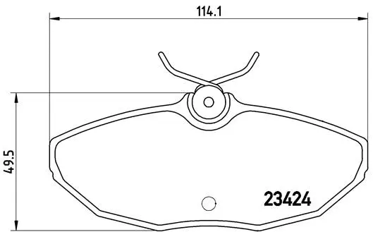 Brake Pad Set, disc brake (P 36 013)