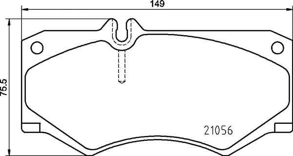Brake Pad Set, disc brake (P 50 134)