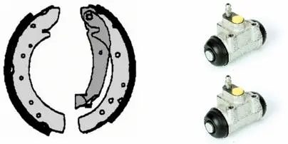 Brake Shoe Set (H 23 036)