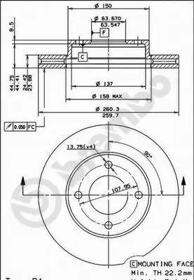 Brake Disc (09.4866.30)