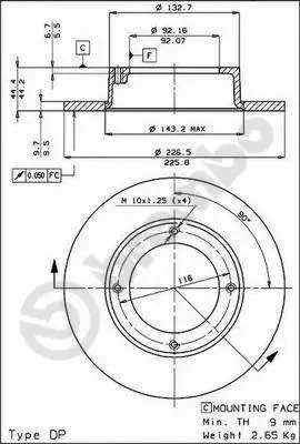 Brake Disc (08.3282.10)