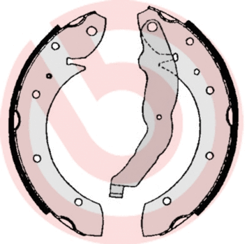 Brake Shoe Set (S 06 506)