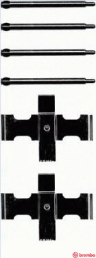 Accessory Kit, disc brake pad (A 02 226)