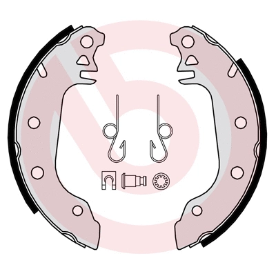 Brake Shoe Set (S 23 569)