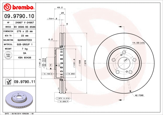 Brake Disc (09.9790.10)