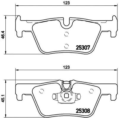 Brake Pad Set, disc brake (P 06 071)