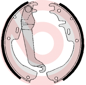 Brake Shoe Set (S 59 504)