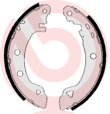 Brake Shoe Set (S 23 507)