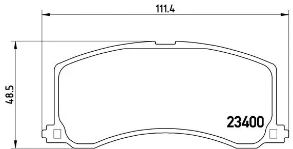 Brake Pad Set, disc brake (P 79 010)