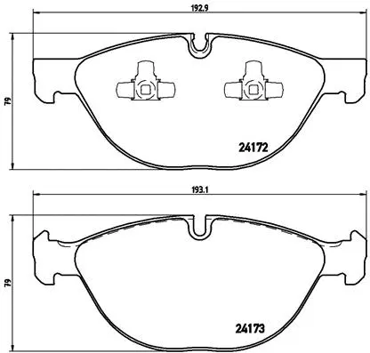 Brake Pad Set, disc brake (P 06 058)