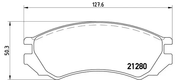 Brake Pad Set, disc brake (P 56 023)