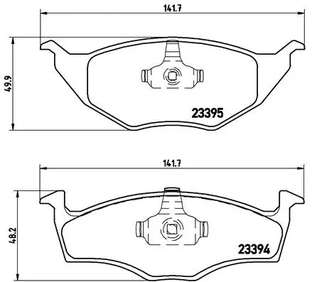 Brake Pad Set, disc brake (P 85 055)