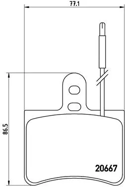Brake Pad Set, disc brake (P 23 010)