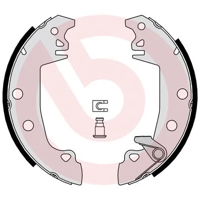 Brake Shoe Set (S 61 537)