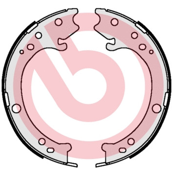 Brake Shoe Set, parking brake (S 28 517)