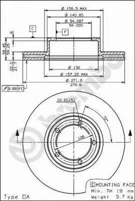 Brake Disc (09.5652.20)