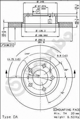 Brake Disc (09.3803.10)