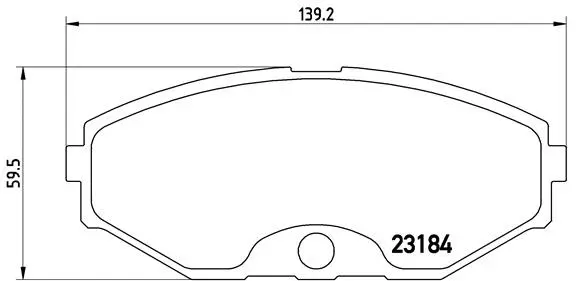 Brake Pad Set, disc brake (P 56 052)