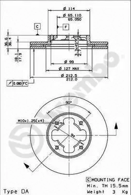 Brake Disc (09.5867.10)