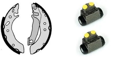 Brake Shoe Set (H 24 031)