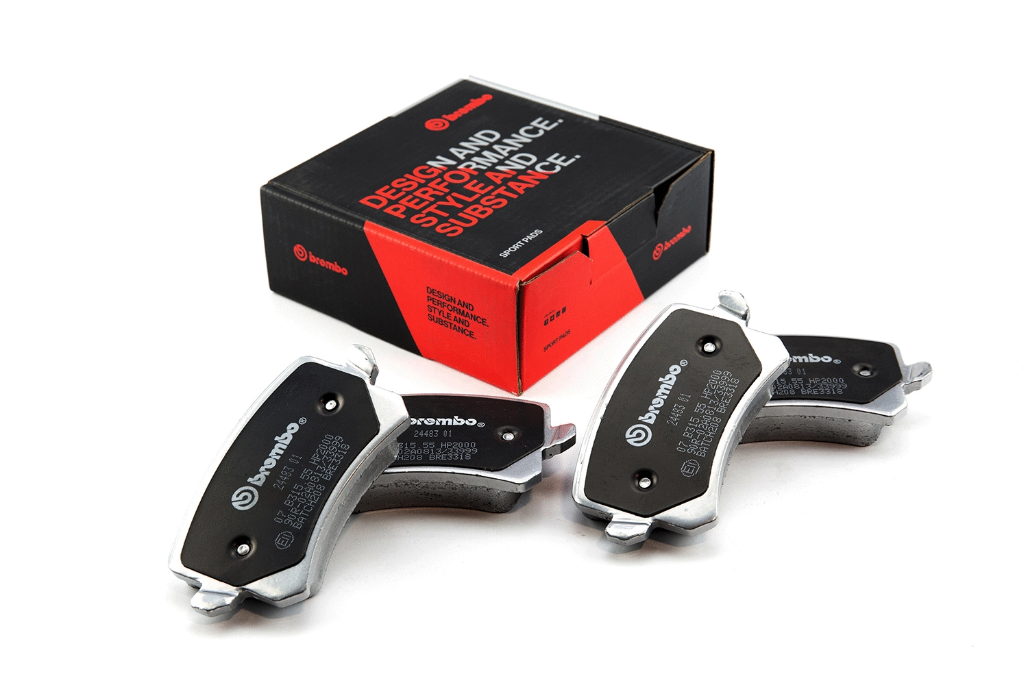 High Performance Brake Pad Set (07.B315.55)