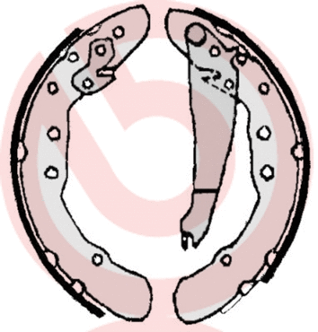 Brake Shoe Set (S 85 514)