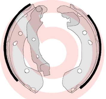 Brake Shoe Set (S 56 510)