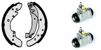Brake Shoe Set (H 23 035)